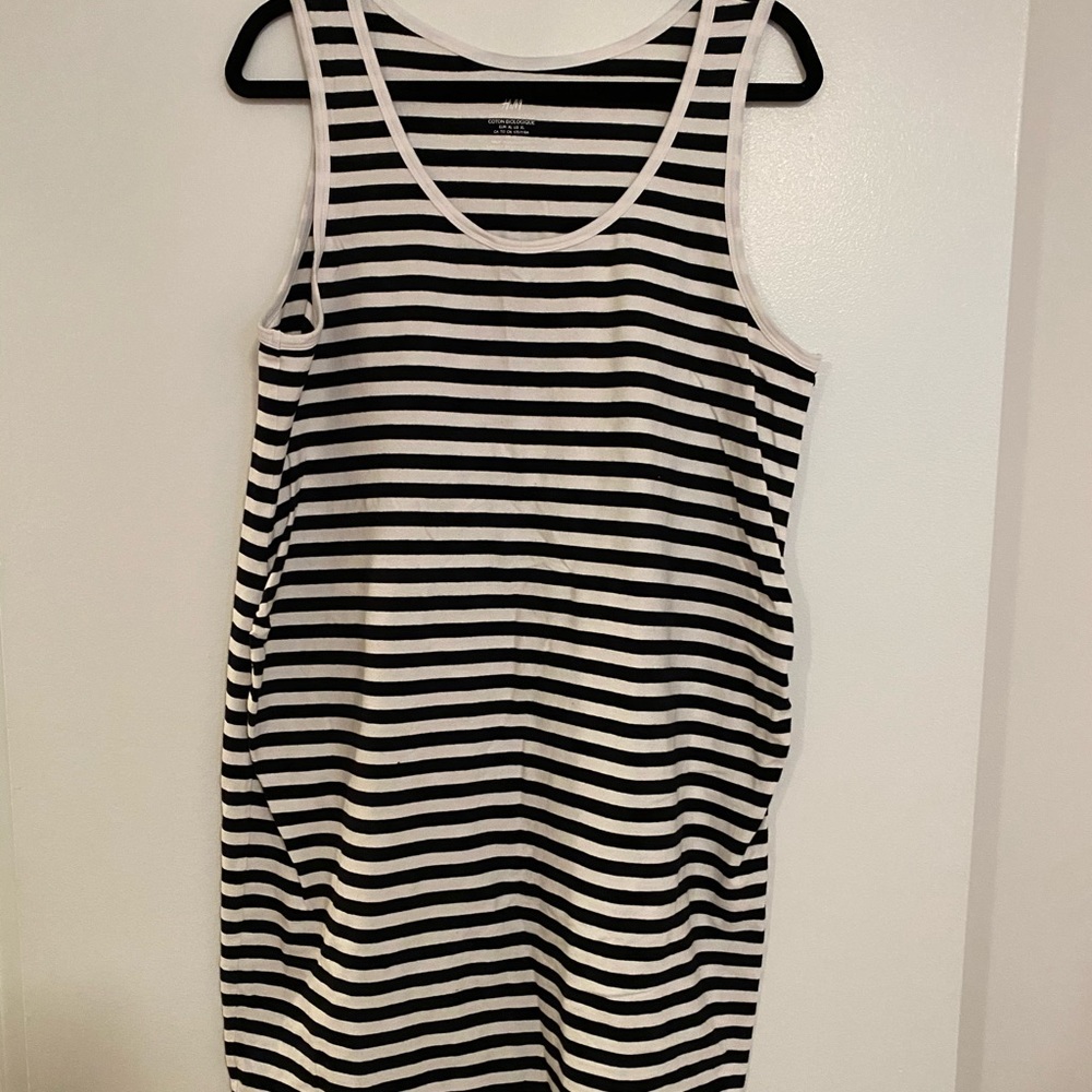 Stripped Maternity Dress